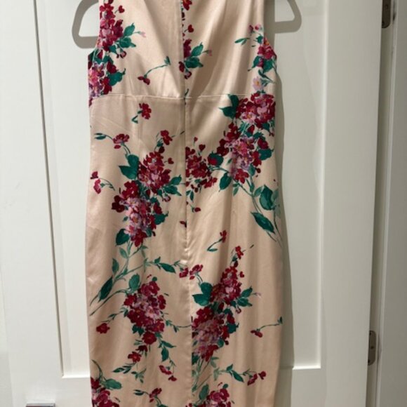 DOLCE & GABBANA Silk Sheath Midi Length Dress IT44 US 8 - Picture 4 of 4